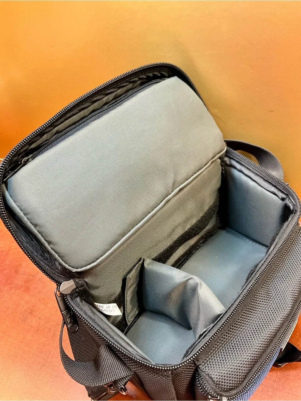 Panasonic Navy Blue and Black Messenger Camera Bag